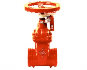 Groove signal gate valve